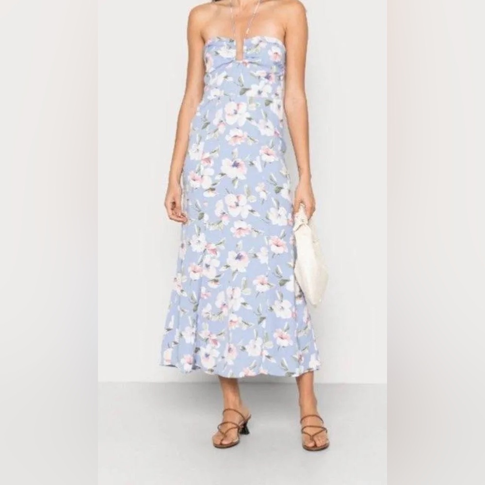 Abercrombie and Fitch • Floral Halter Dress
